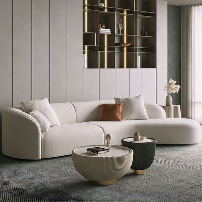 The Richmond Cream Modern Sofa