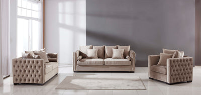 The Moscow Sofas Sets in Luxury Mink Velvet