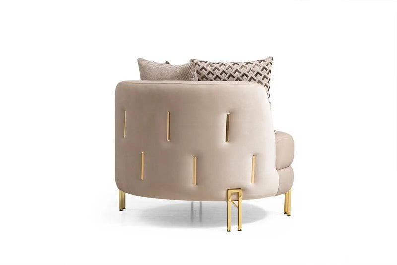 Sydney Sofas Suite Sets in Luxury Cream Velvet