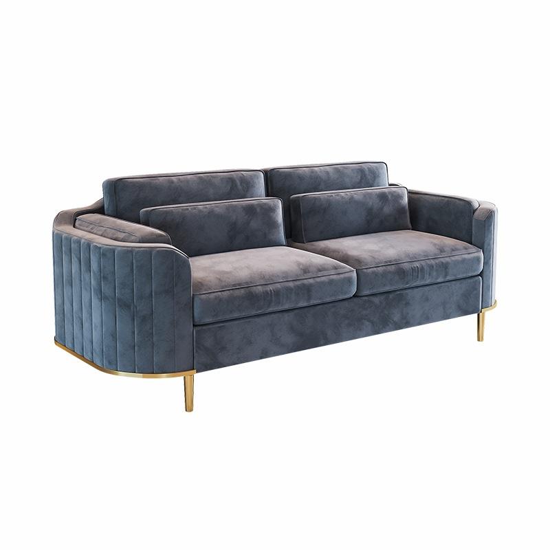 Brooklyn Sofas Suite Sets in Luxury Light Grey Velvet - Xmas Delivery