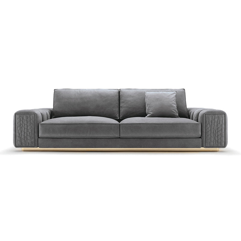 Dallas Modern Sofas in Luxury Dark Grey