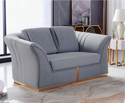 Manhattan Sofa Set in Luxury Grey Velvet