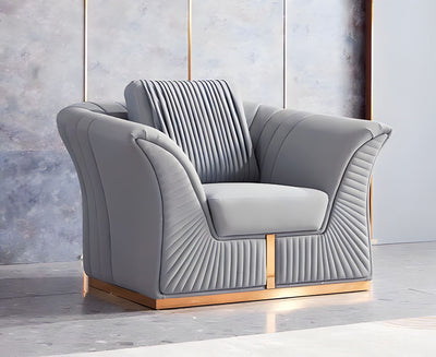Manhattan Sofa Set in Luxury Grey Velvet
