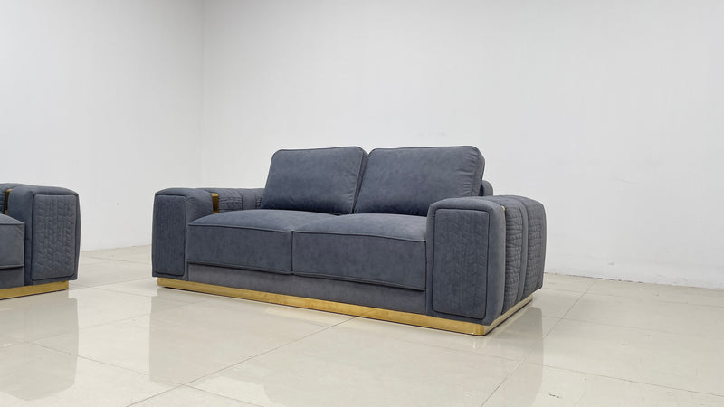 Dallas Modern Sofas in Luxury Dark Grey