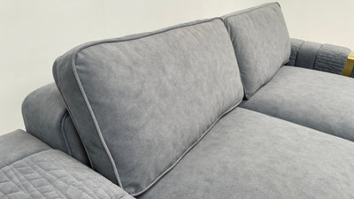 Dallas Modern Sofas in Luxury Dark Grey