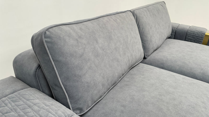 Dallas Modern Sofas in Luxury Dark Grey