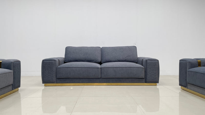 Dallas Modern Sofas in Luxury Dark Grey