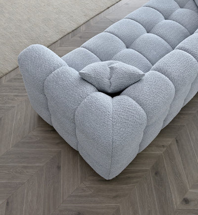 Tribeca Sofa Range in Pearl Boucle Fabric