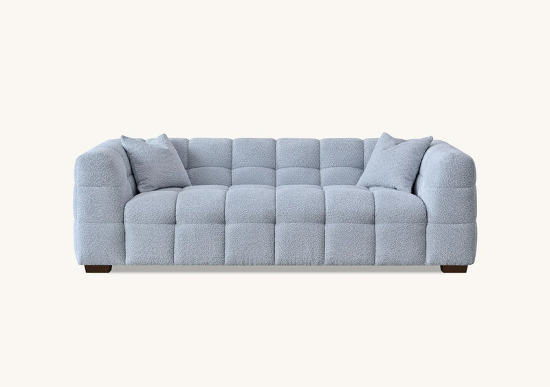 Tribeca Sofa Range in Pearl Boucle Fabric