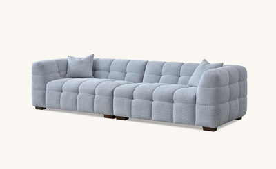 Tribeca Sofa Range in Pearl Boucle Fabric