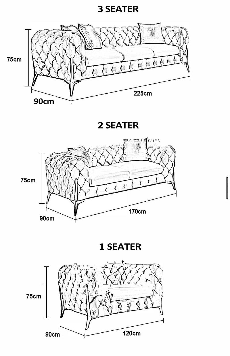 rocky chesterfield sofas sets
