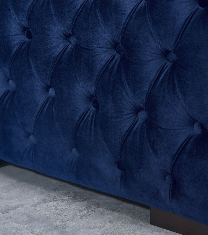 Moscow Sofas in Navy Blue Velvet