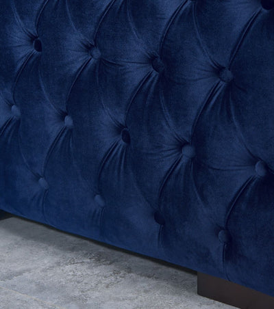 Moscow Sofas Sets in Luxury Navy Blue Velvet