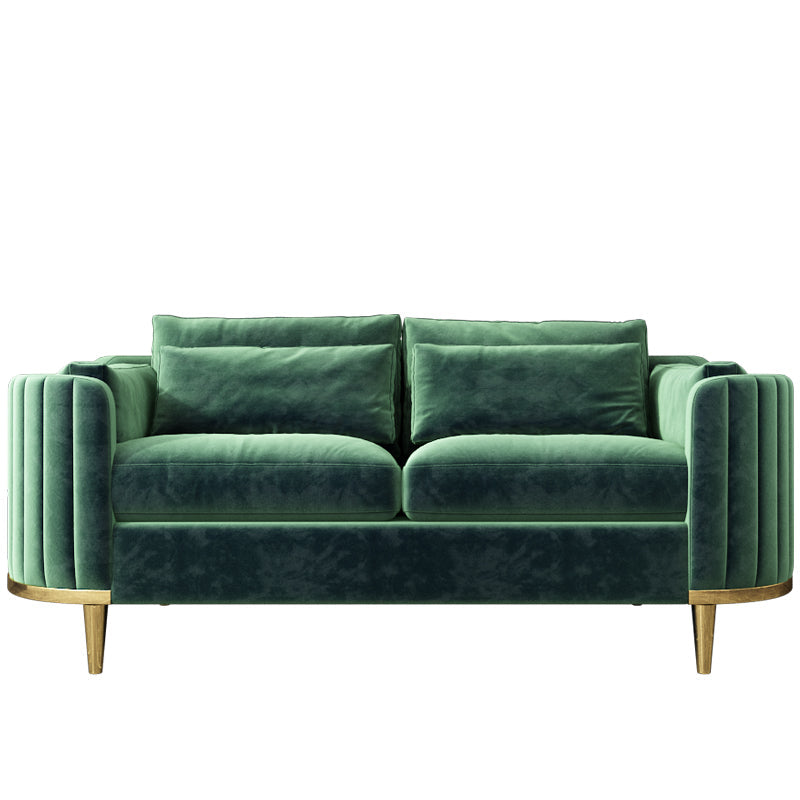 Brooklyn Green Velvet sofas 2 Seater