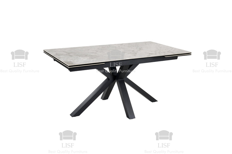 The GREY Amari Dining Set [Extendable Table]