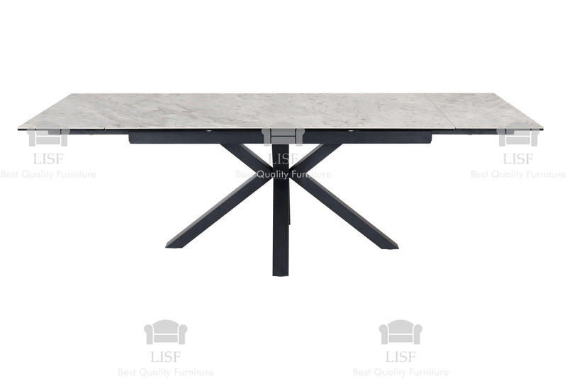 The GREY Amari Dining Set [Extendable Table]