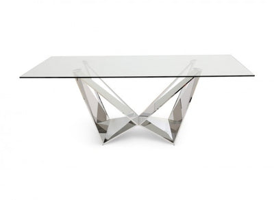 Luxury Glass Top Dining Table (200cm)