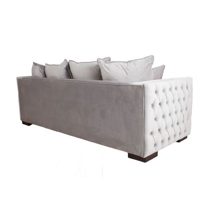 Moscow Sofas Sets in Luxury Grey Silver Velvet