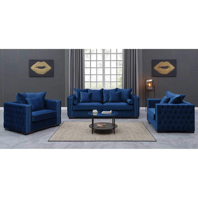 Moscow Sofas in Navy Blue Velvet