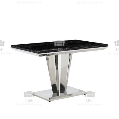 The Arturo Marble Dining Tables (120CM) in [ Grey, Black or Cream] - Tables Only