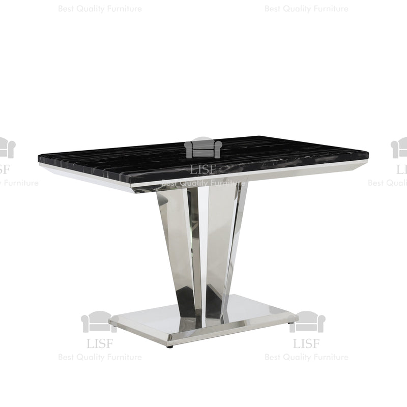 The Arturo Marble Dining Tables (120CM) in [ Grey, Black or Cream] - Tables Only