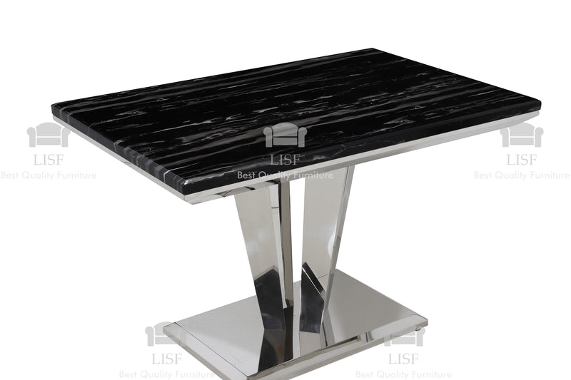 The Arturo Marble Dining Tables (120CM) in [ Grey, Black or Cream] - Tables Only