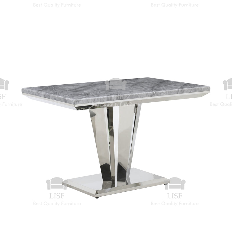 The Arturo Marble Dining Tables (120CM) in [ Grey, Black or Cream] - Tables Only