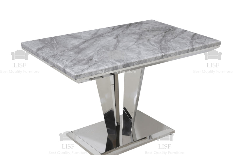 The Arturo Marble Dining Tables (120CM) in [ Grey, Black or Cream] - Tables Only