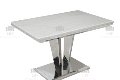 The Arturo Marble Dining Tables (120CM) in [ Grey, Black or Cream] - Tables Only