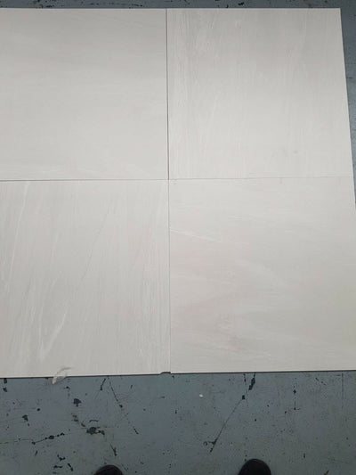 Matt Surface Tiles 600 X 600 mm (Ivory Porcelain) -  £13.99/Sqm & Free Delivery