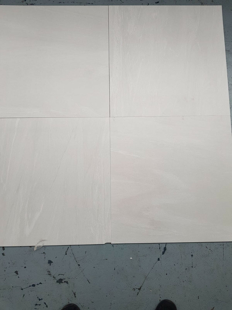 Matt Surface Tiles 600 X 600 mm (Ivory Porcelain) -  £13.99/Sqm & Free Delivery