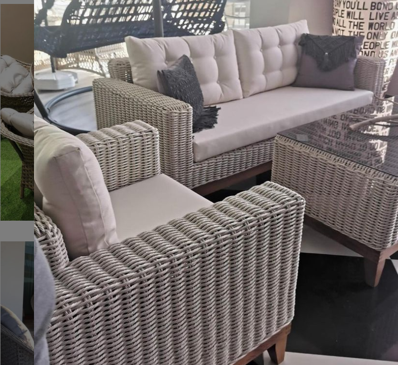 The Quartzite Garden Suite Rattan Sofas Set